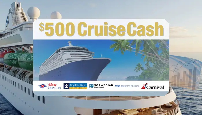 $500 cruise cash certificate image